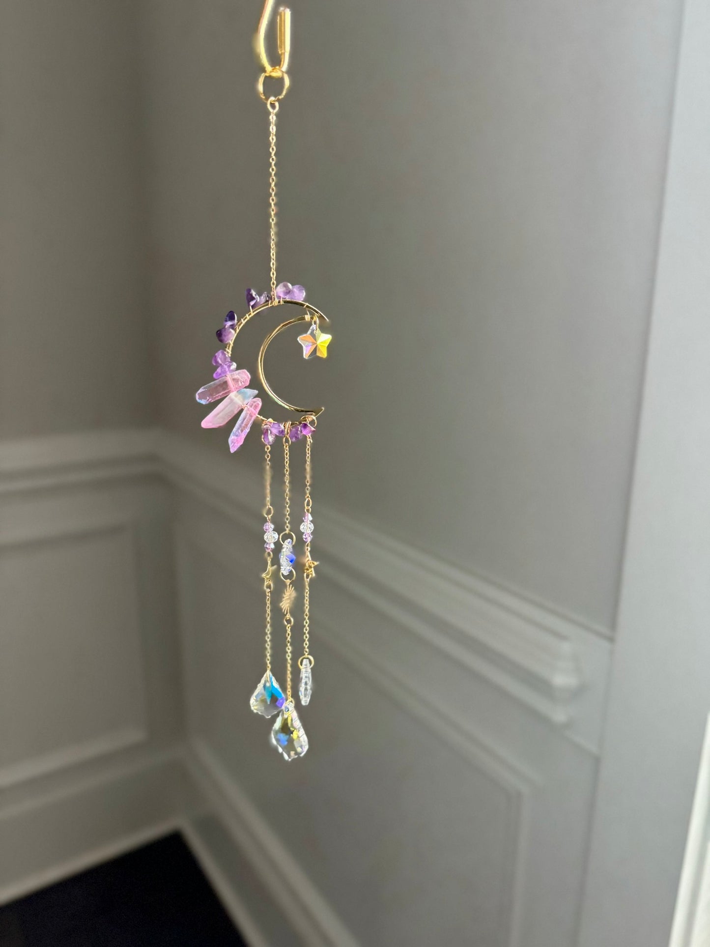 Amethyst Lunar Suncatcher