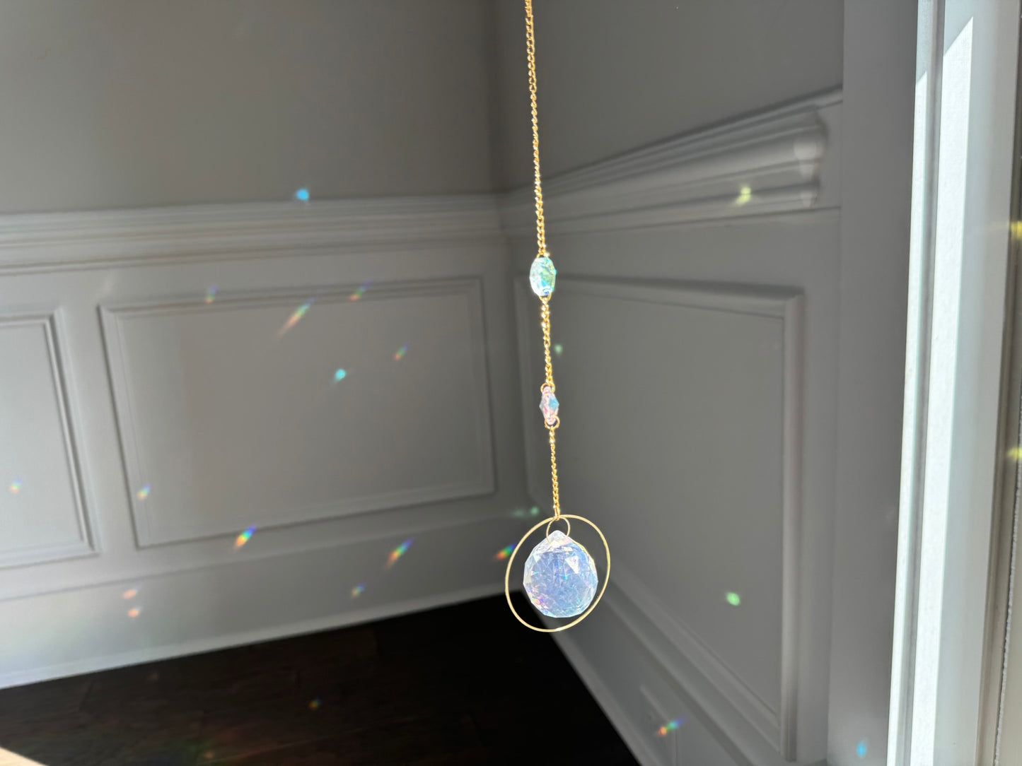 Luminous Drop Pendant Suncatcher