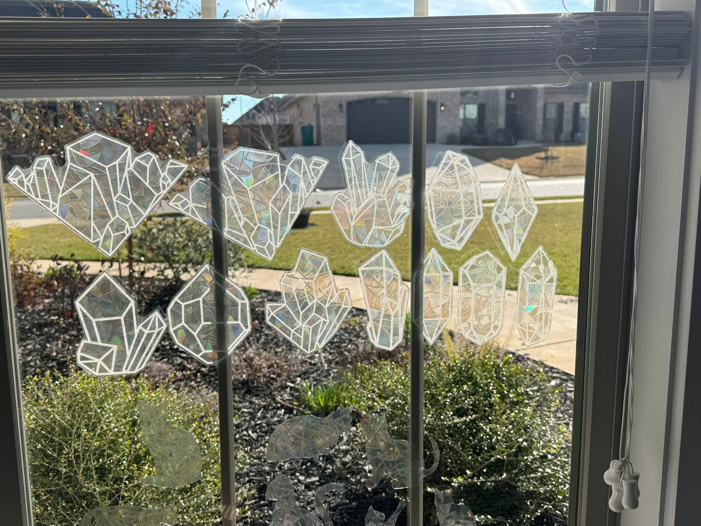 Crystal Prism Suncatcher Window Clings