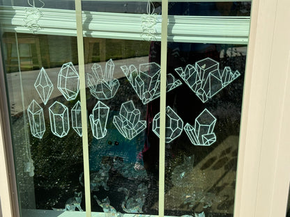 Crystal Prism Suncatcher Window Clings