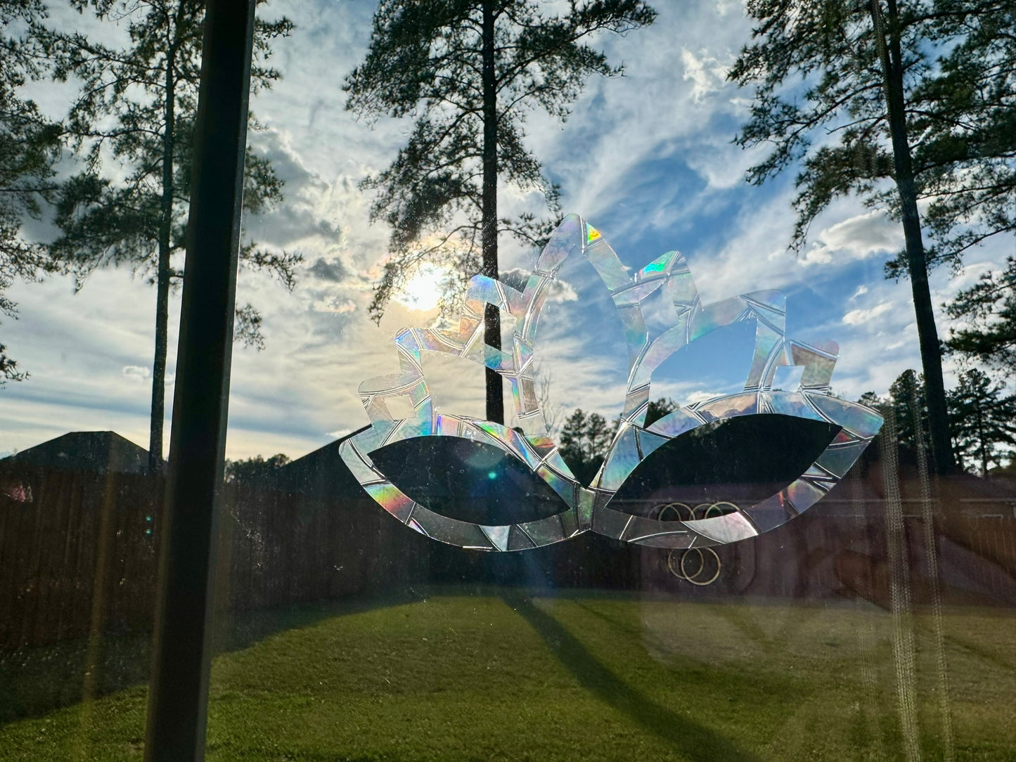 Lotus Flower Suncatcher Window Clings