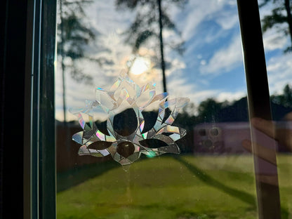 Lotus Flower Suncatcher Window Clings