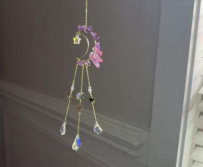 Amethyst Lunar Suncatcher