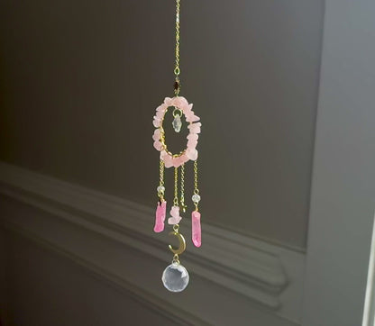 Rose Dream Tassel Sun Catcher